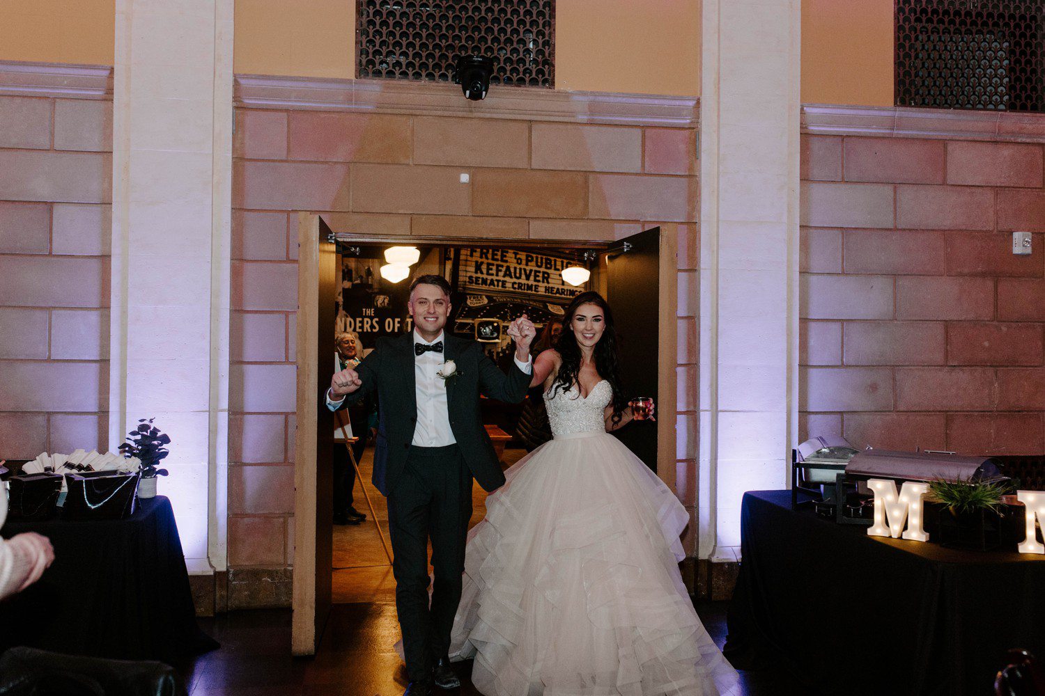 Wedding Reception at The Mob Museum