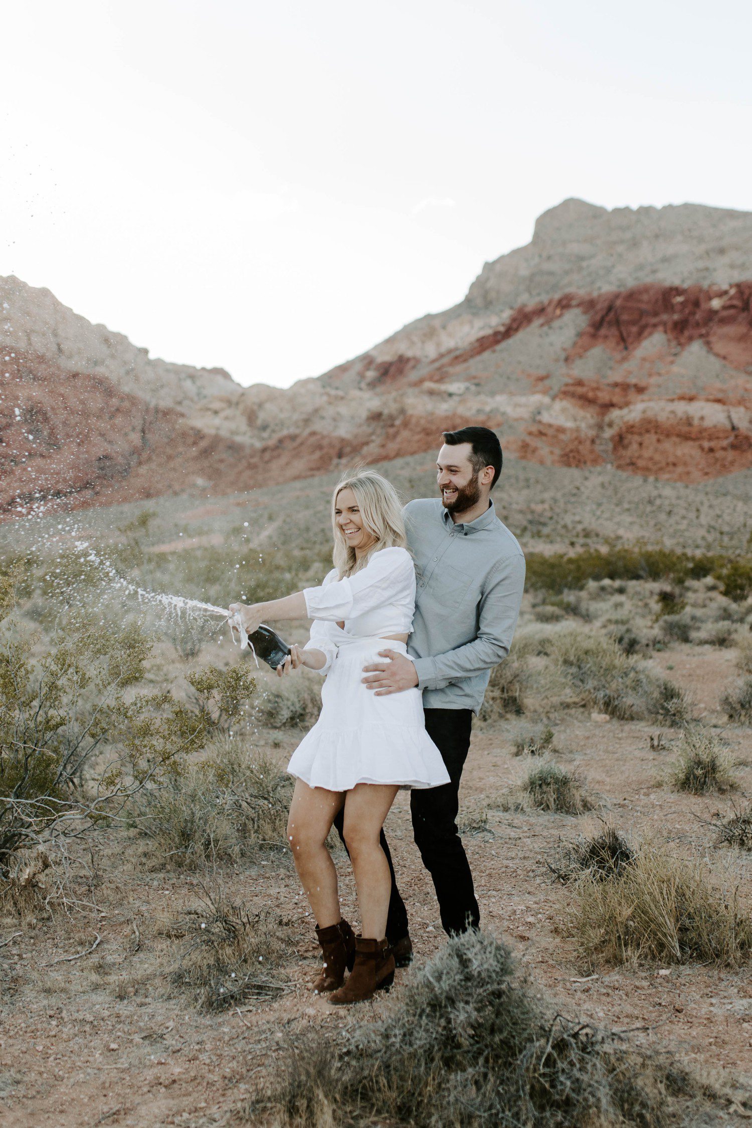Las Vegas Engagement Session Red Rock Canyon