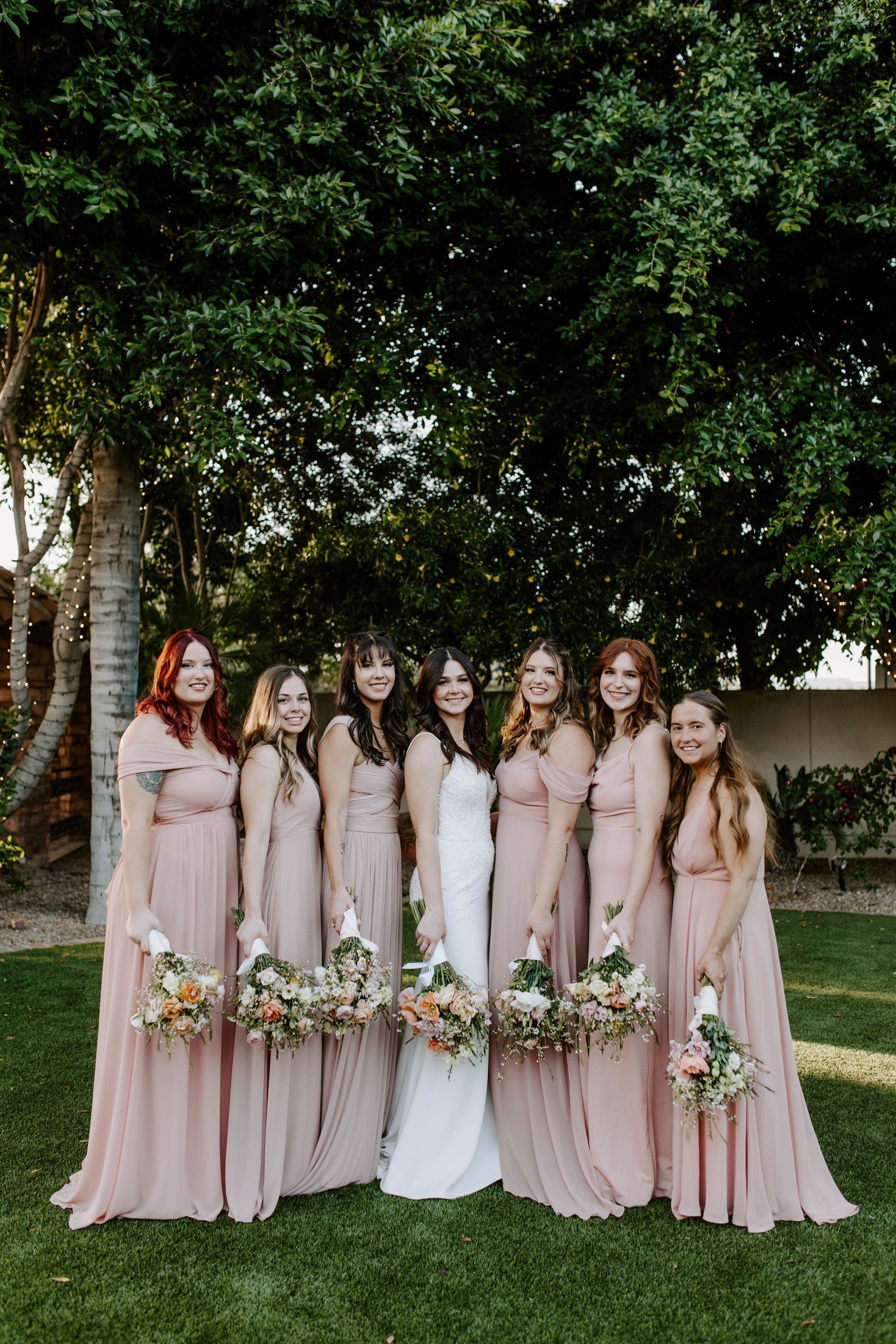 Bridesmaid Photos at Bella Rose Estate Arizona