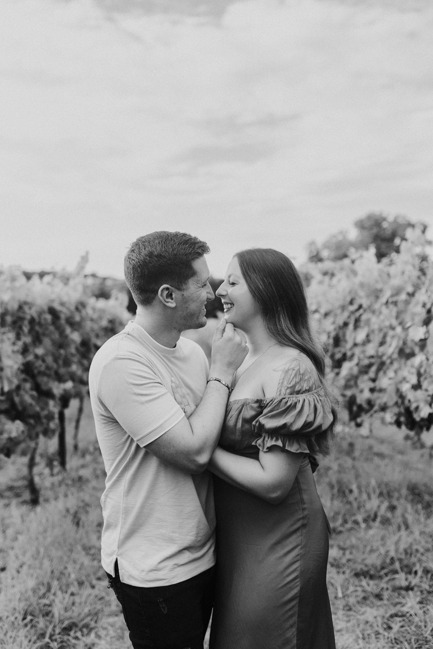 Engagement Photos at Arrington Vineyards
