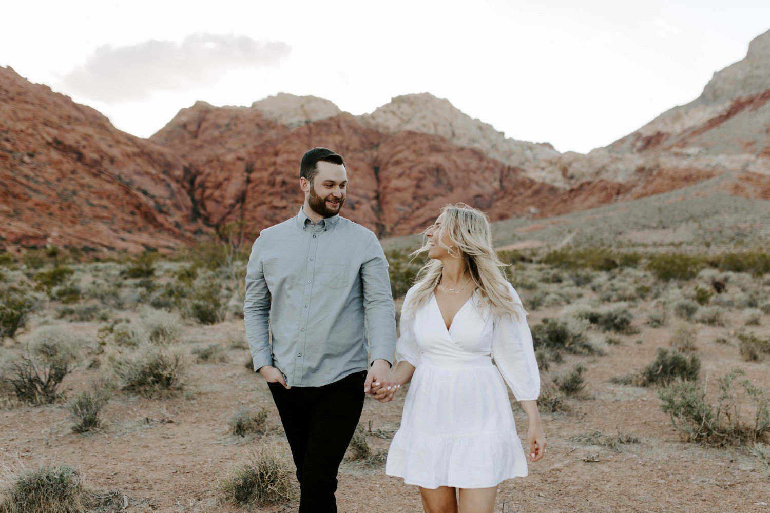 Red Rock Canyon Engagement Photos