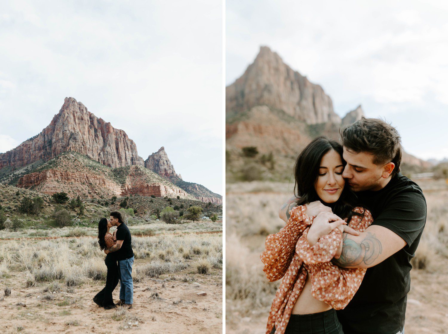 Engagement Photos in Zion National Park