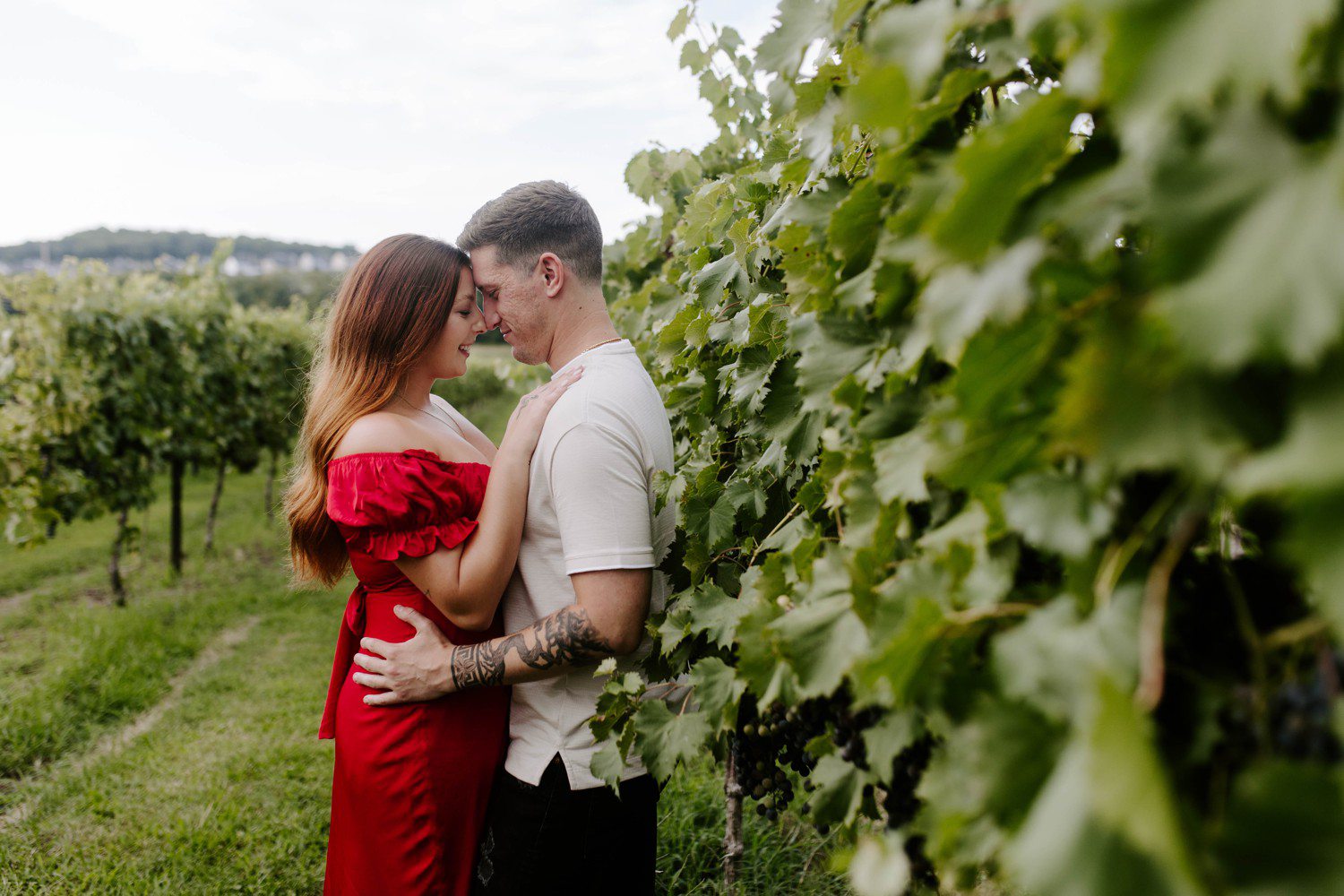 Winery Engagement Photos