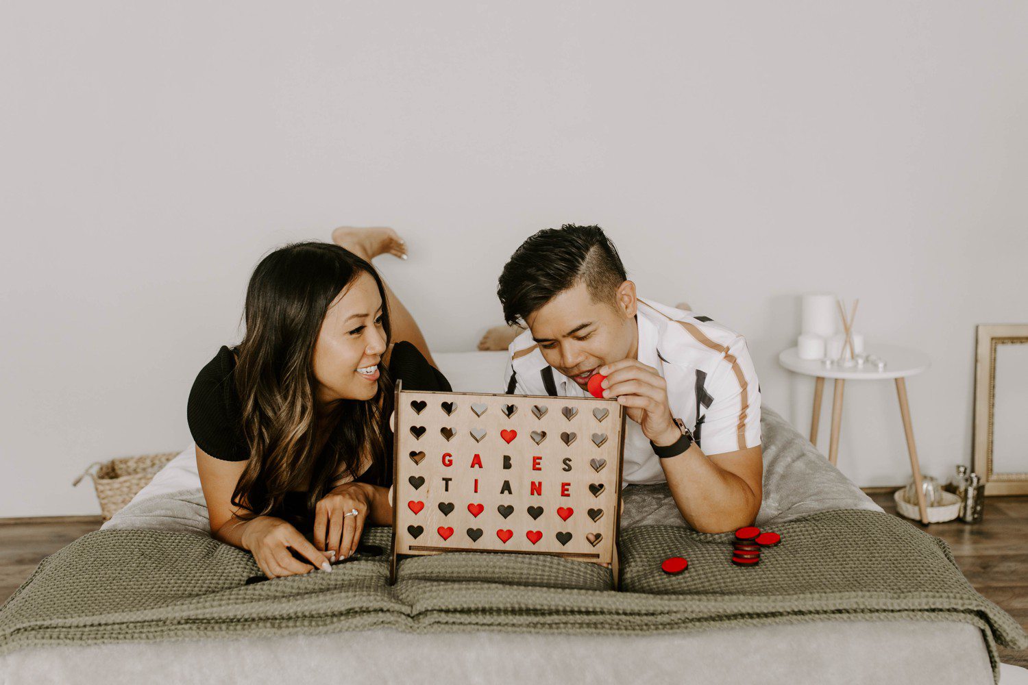 Connect 4 Board Game Engagement Photos
