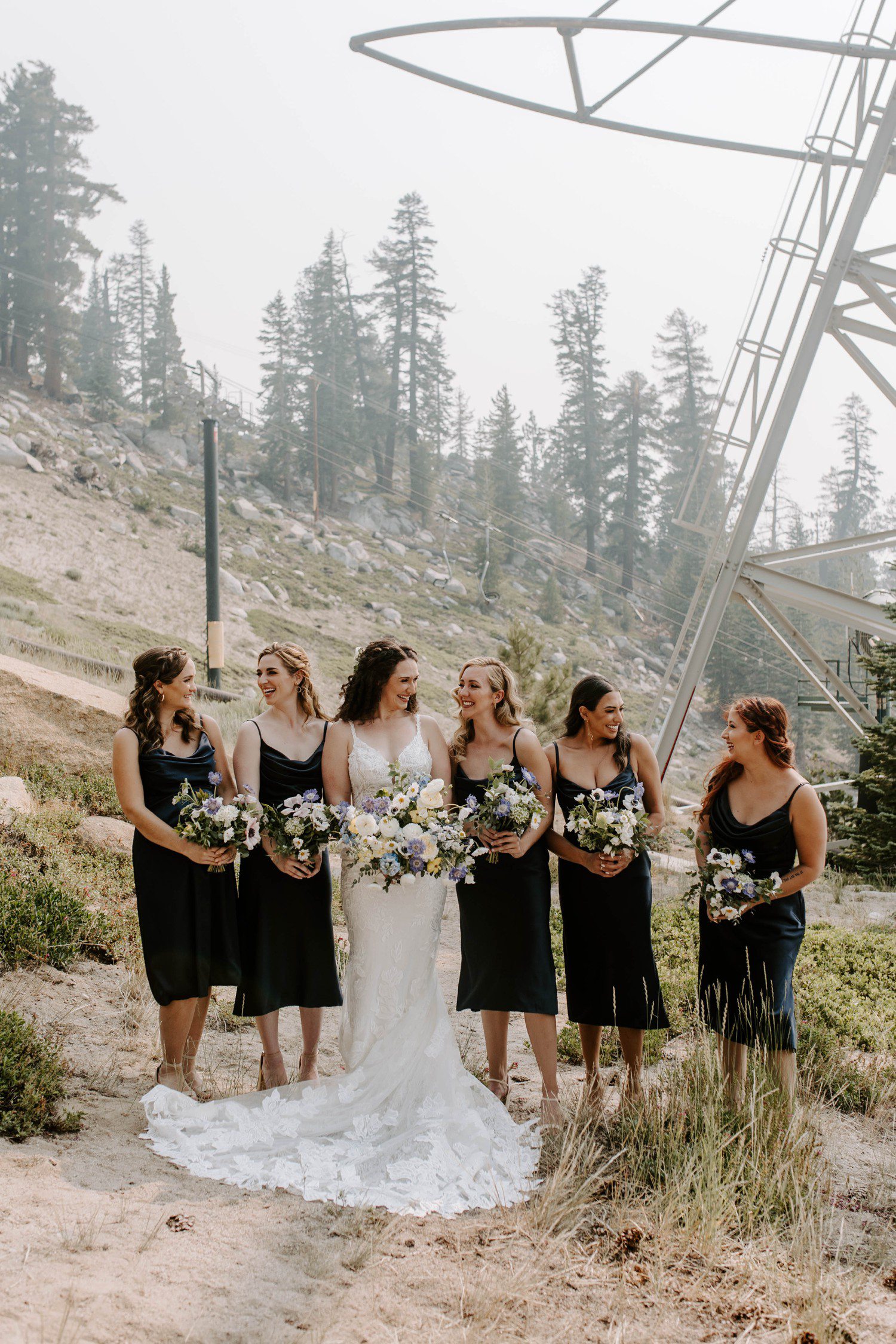 Lake Tahoe Wedding at Heavenly Bridesmaid Photos