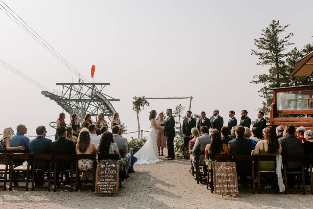 Wedding Ceremony at Lake Tahoe Heavenly