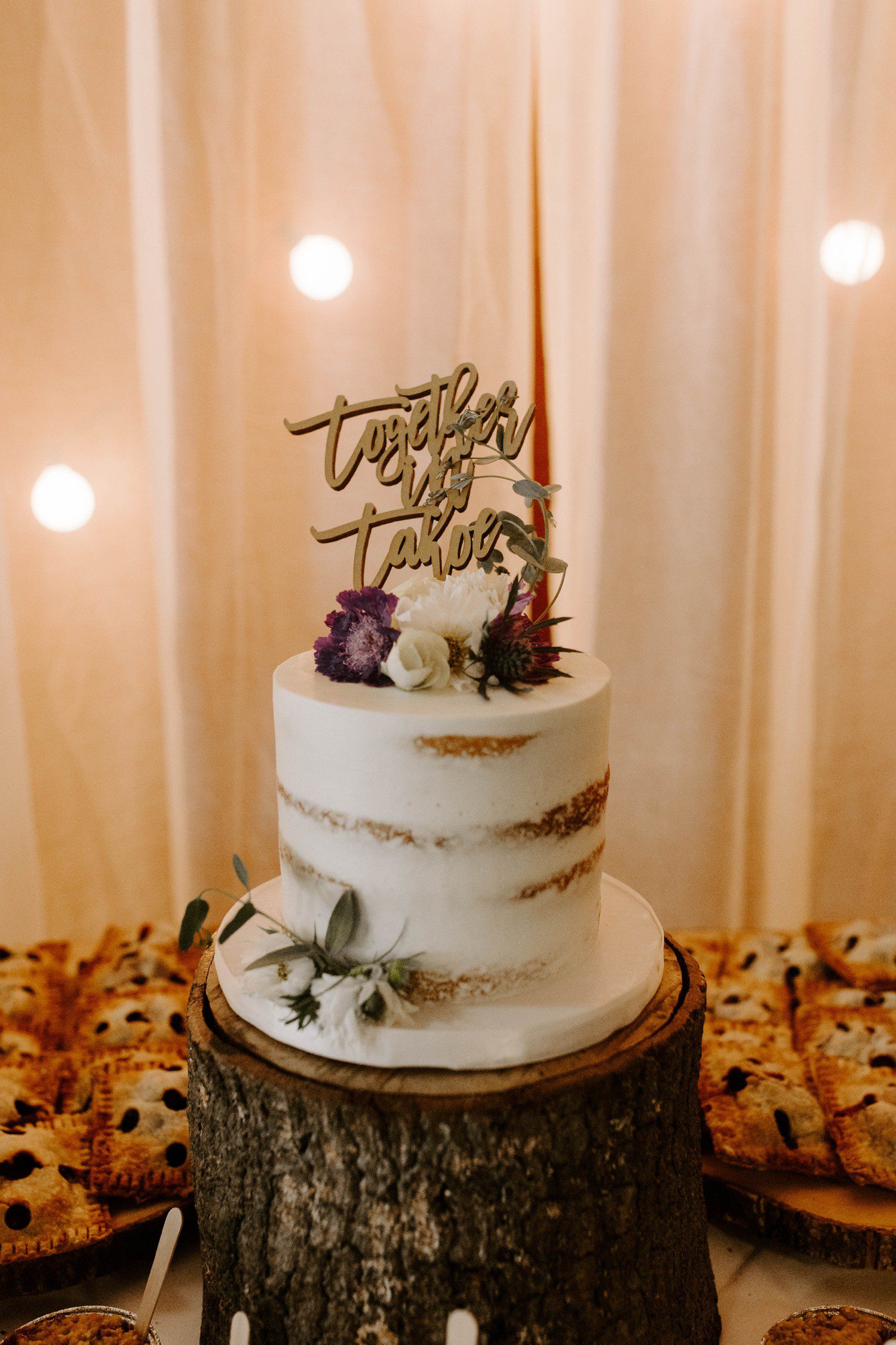 Lake Tahoe Wedding Cake