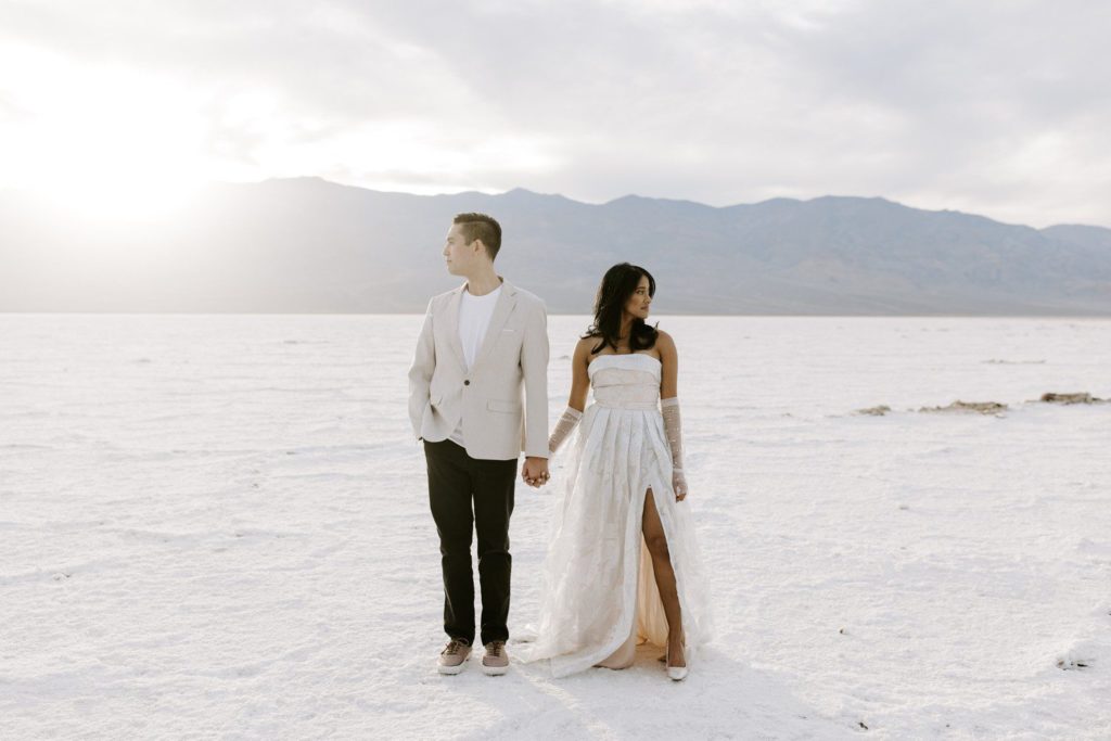 Death Valley Engagement Photos at Badwater Basin