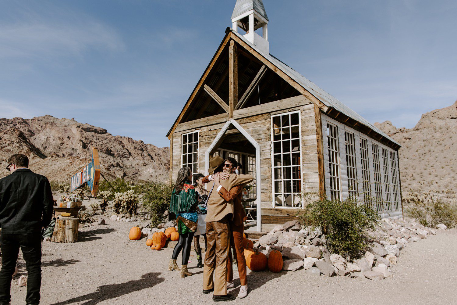 Wedding at El Dorado Ghost Town Las Vegas Katelyn Faye Photo