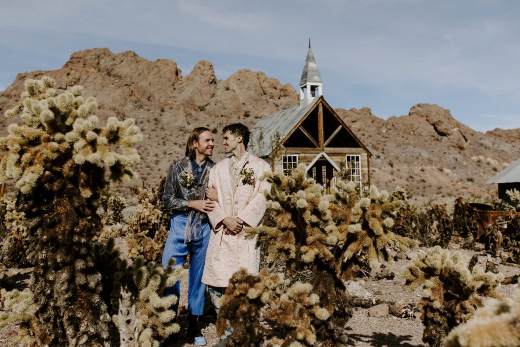 Wedding at El Dorado Ghost Town Las Vegas Katelyn Faye Photo