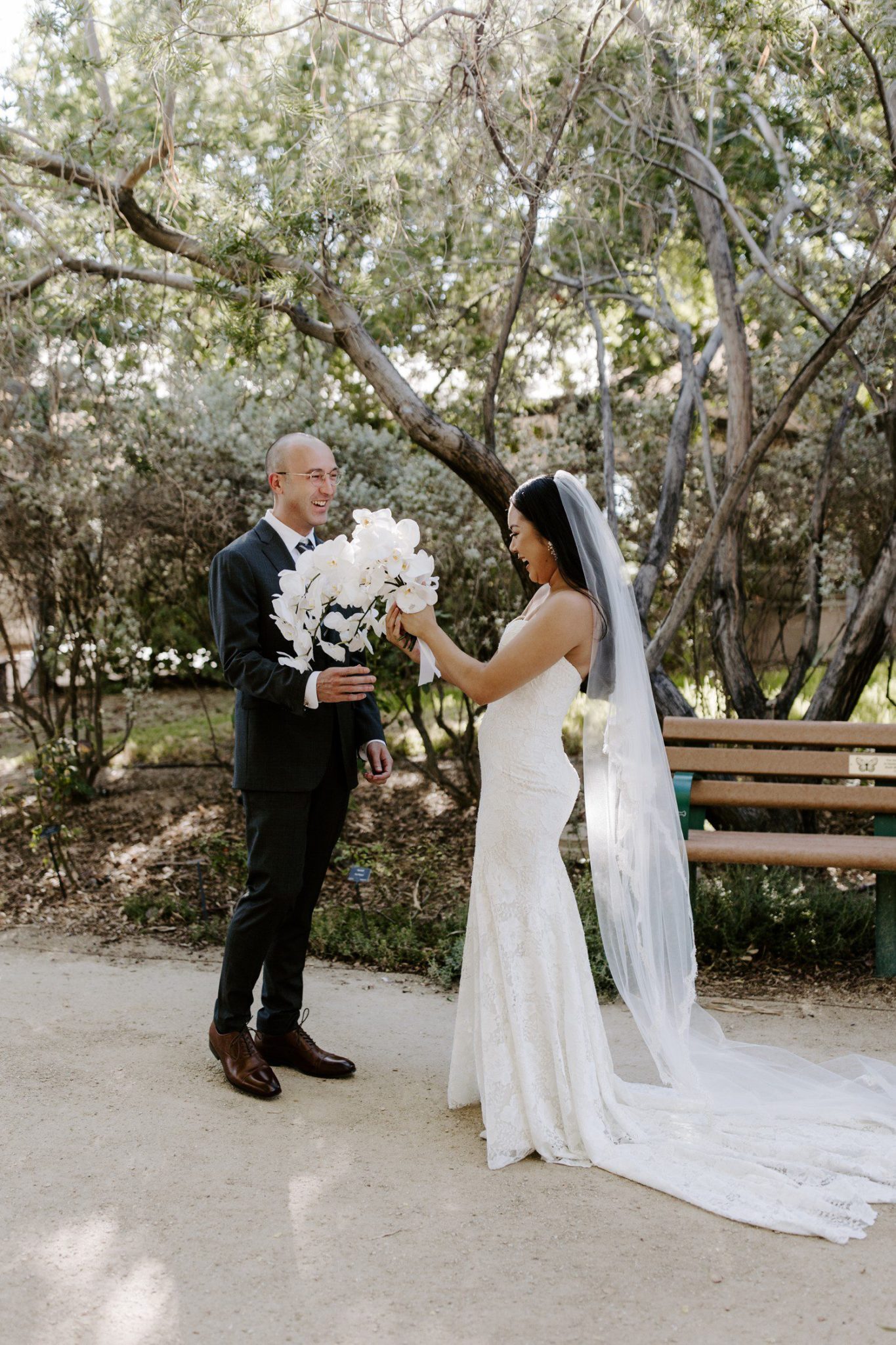 Las Vegas Wedding at Springs Preserve & Backyard Reception