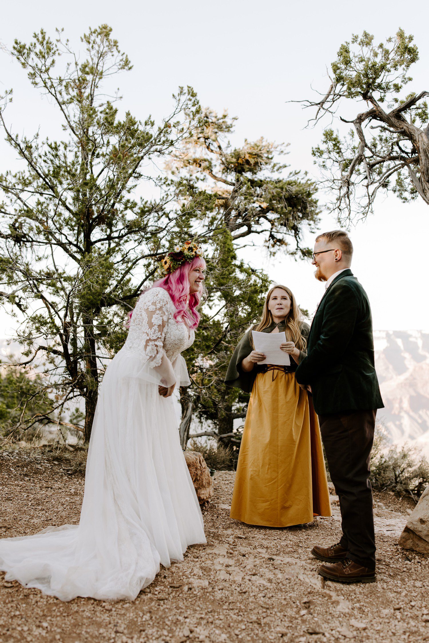 Grand Canyon wedding ceremony