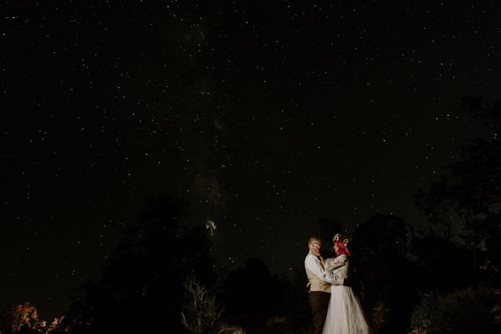 Grand Canyon Wedding Photos with Stars