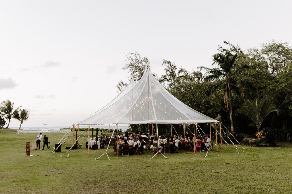 Wedding Reception at Loulu Palm Oahu