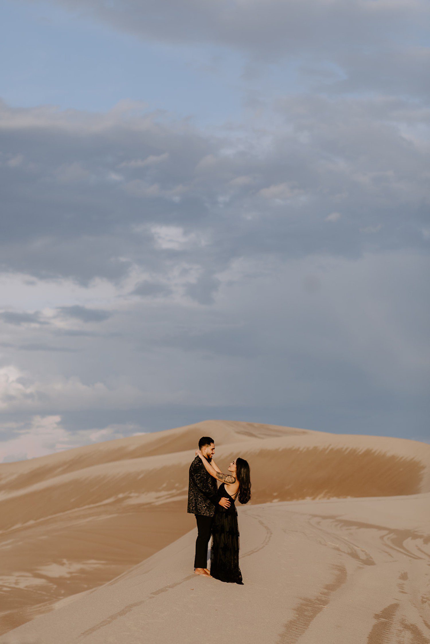 Las Vegas Sand Dunes Engagement Photos 