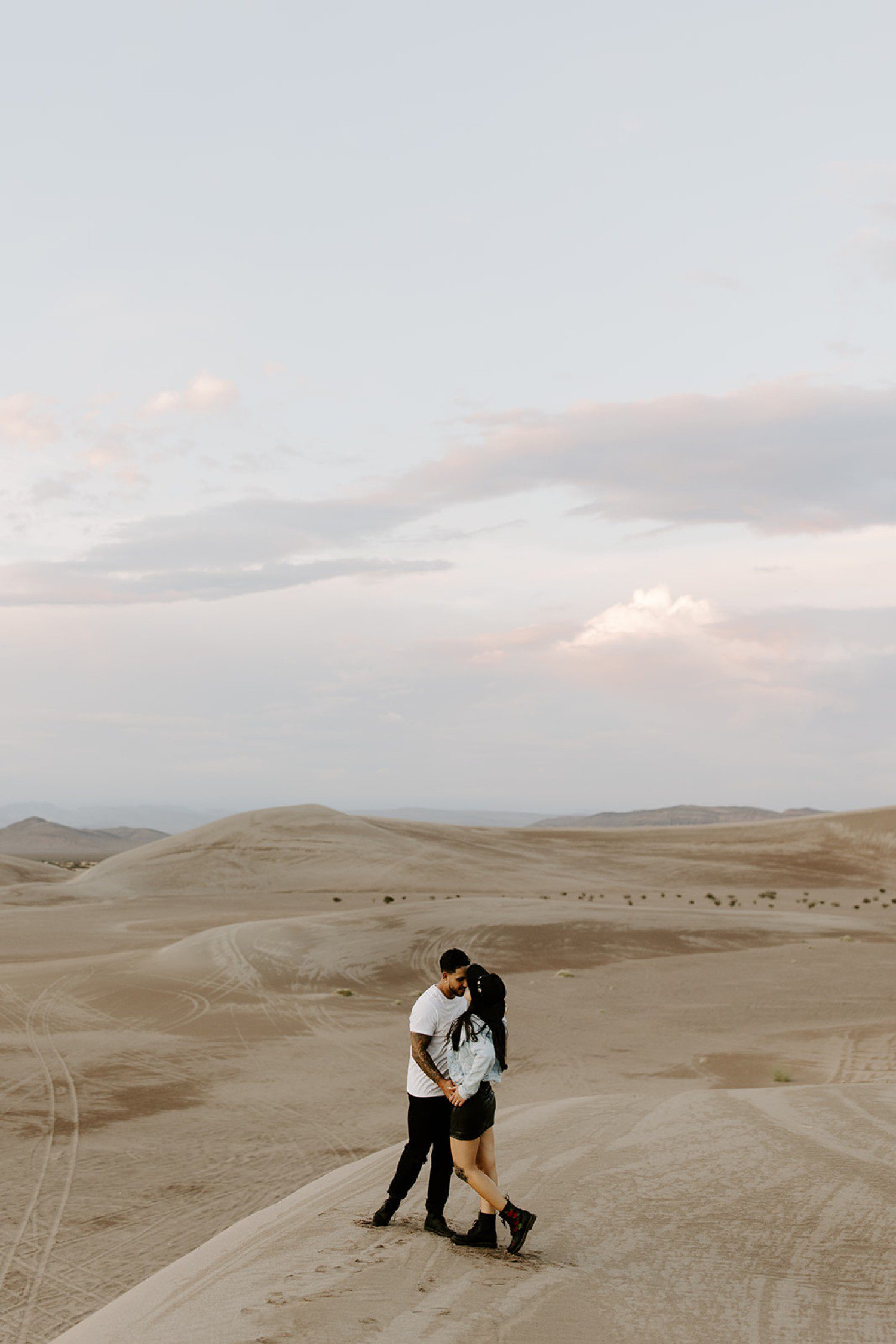 Amargosa Sand Dune Engagement Photos