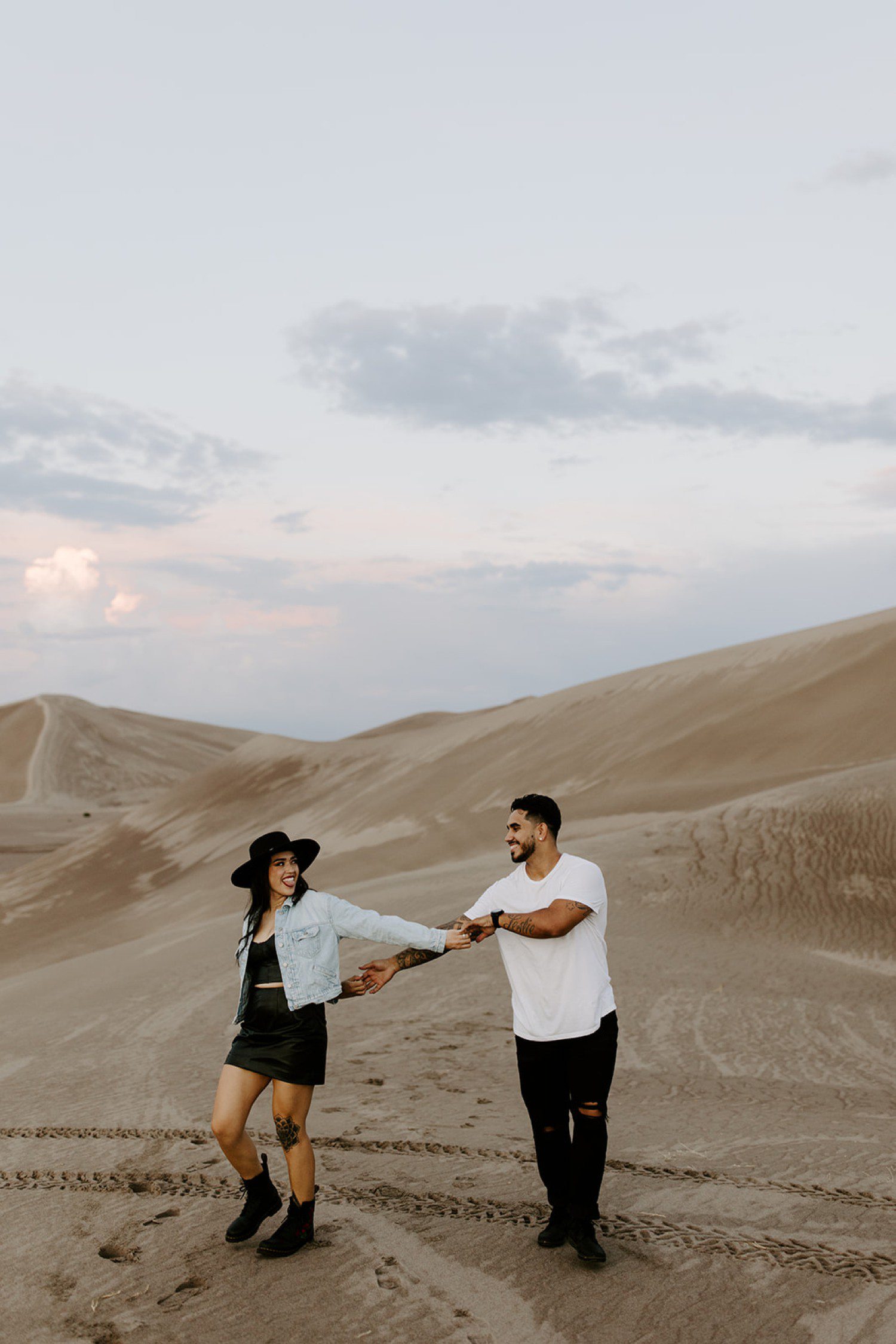 Engagement Photos at Big Dune Recreation Area