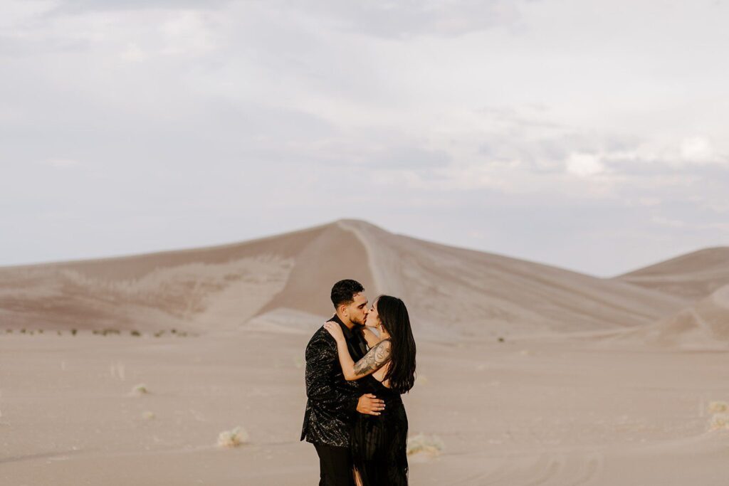 Amargosa Sand Dunes Engagement Photos 