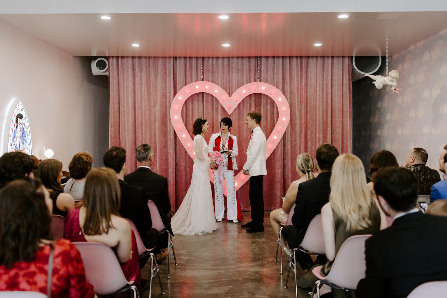 Las Vegas Wedding ceremony at Sure Thing Chapel 