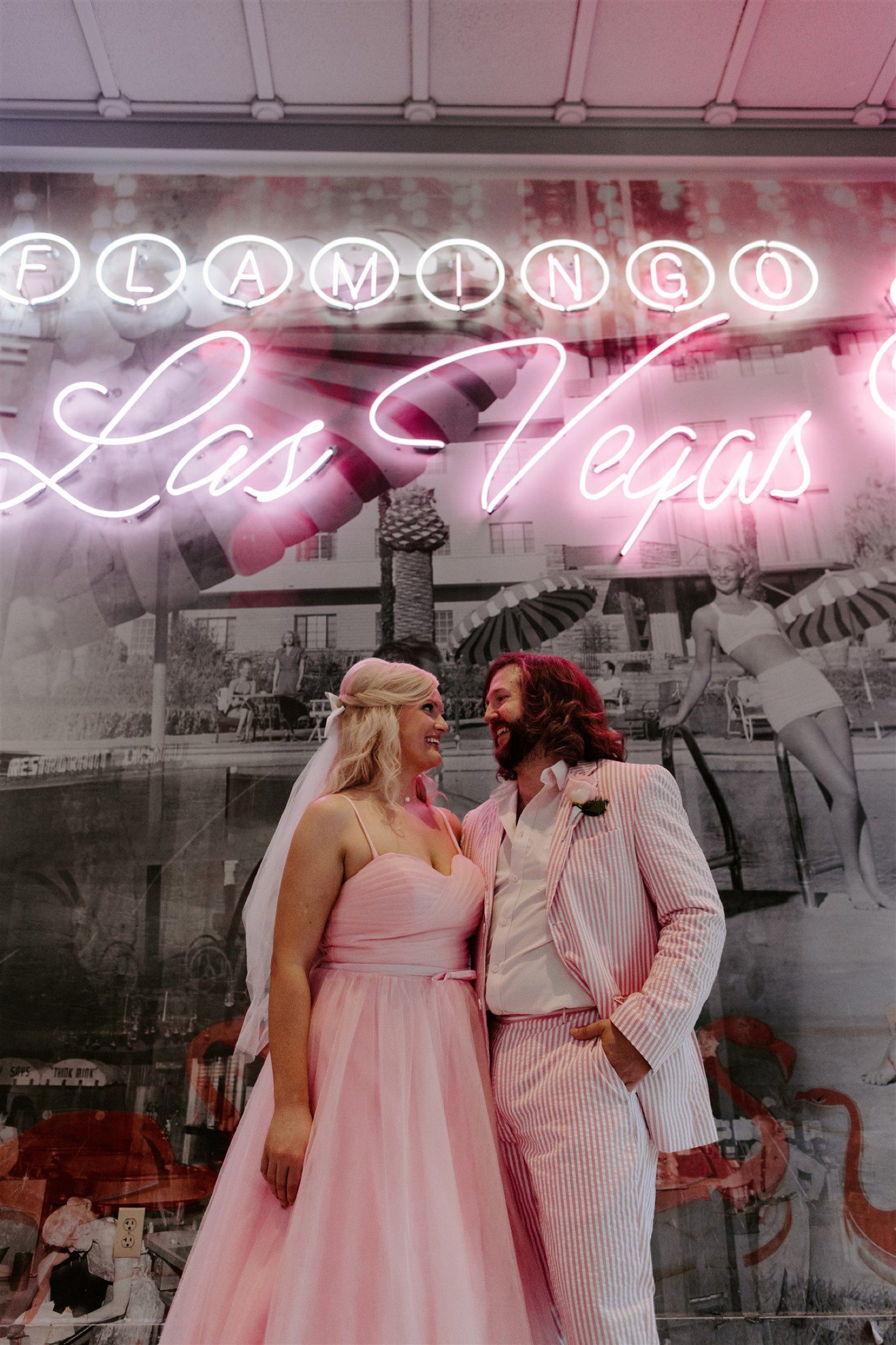 Wedding Photos at the Flamingo in Las Vegas