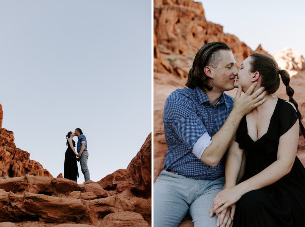 Engagement session at Valley of Fire near Las Vegas.