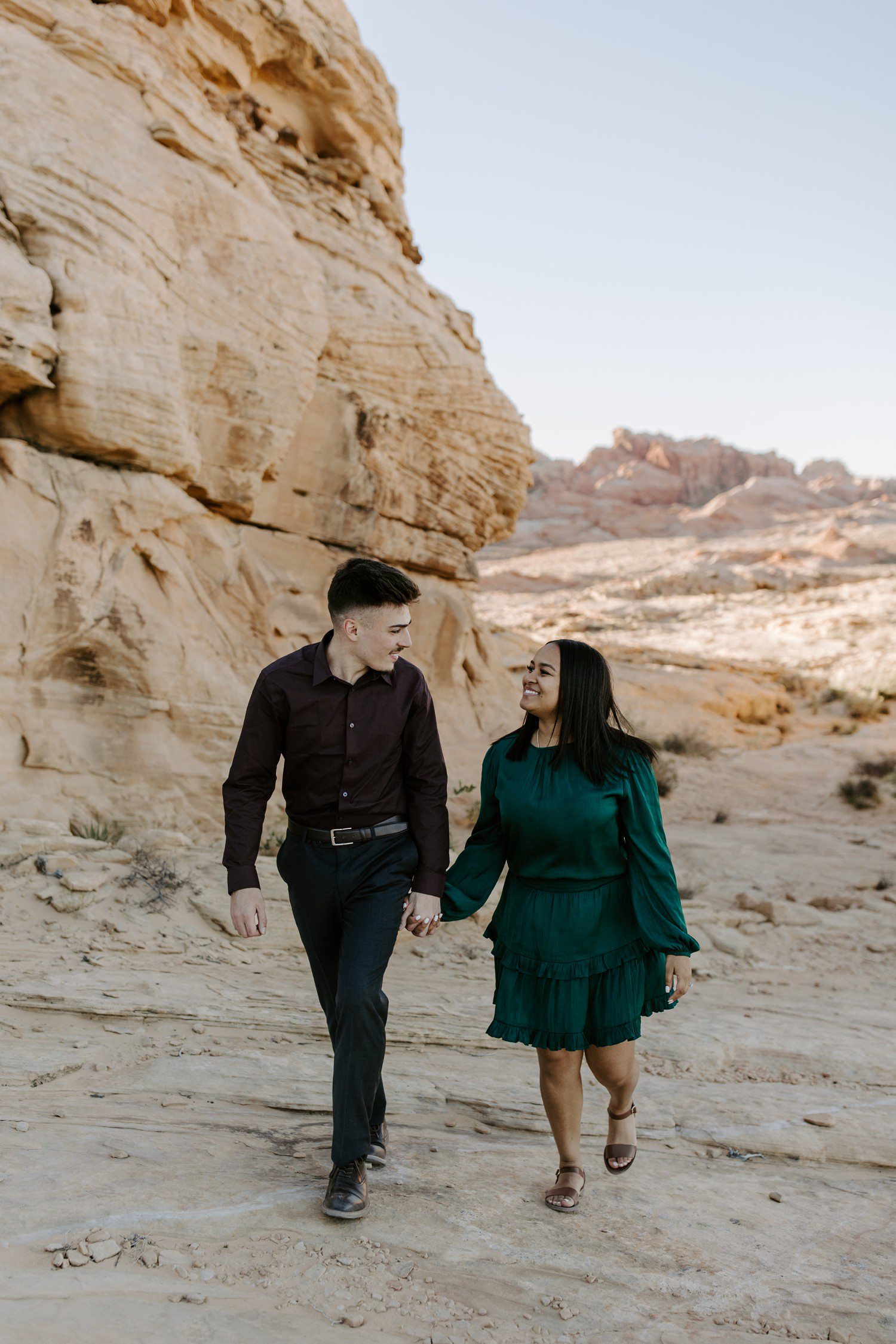Valley of Fire engagement photos outside of Las Vegas.
