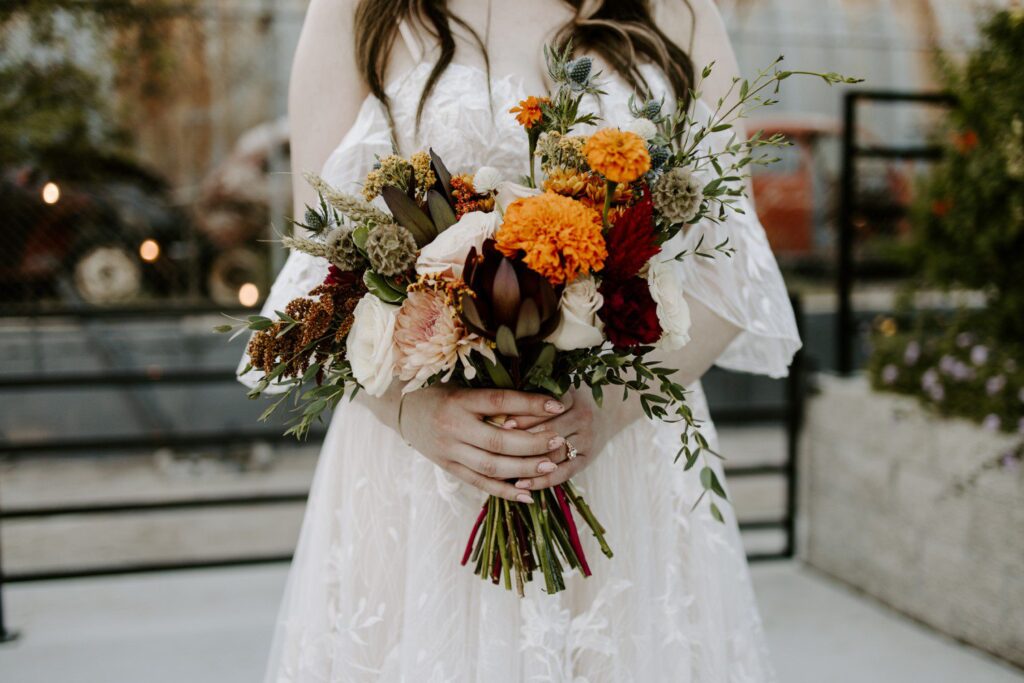 Fall Bridal Bouquet for Las Vegas Wedding.