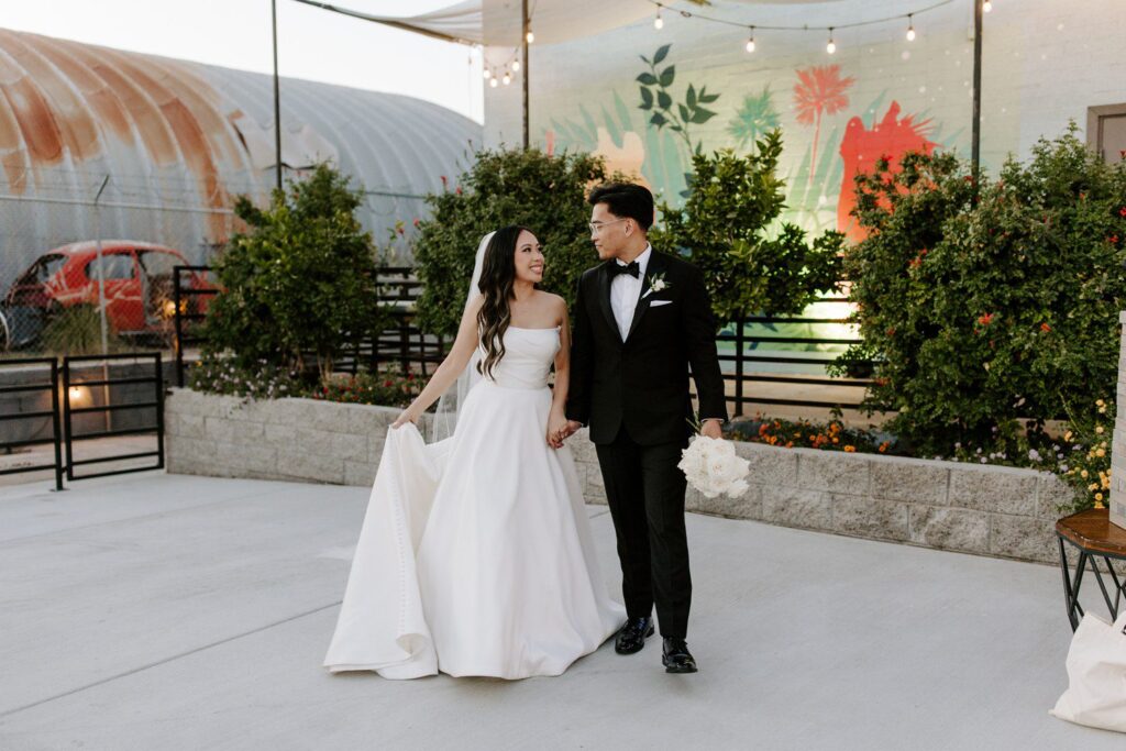 Bride and Groom Wedding Photos at The Doyle in Las Vegas.