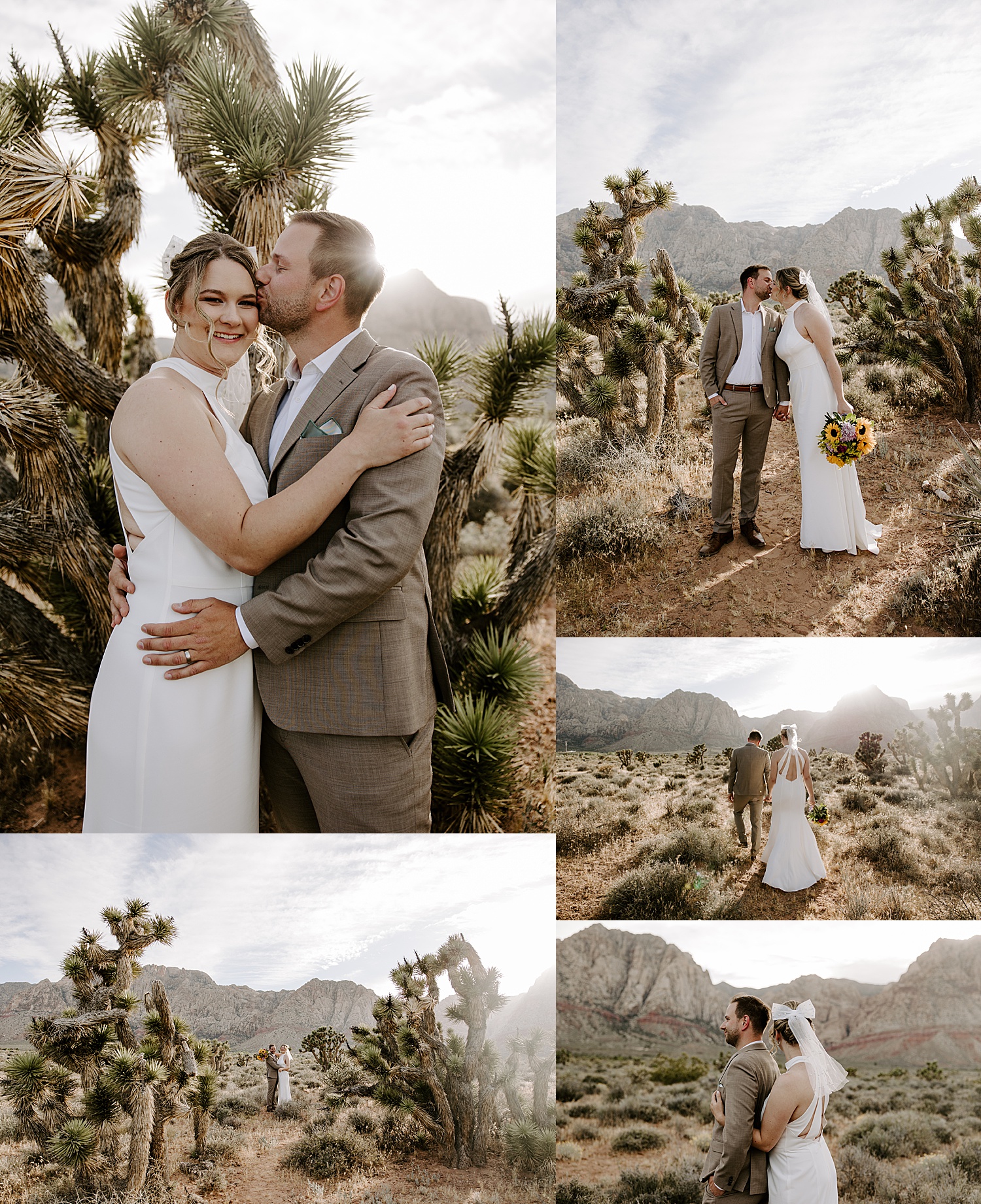 bride and groom kiss in field after learning how to choose your wedding photographer