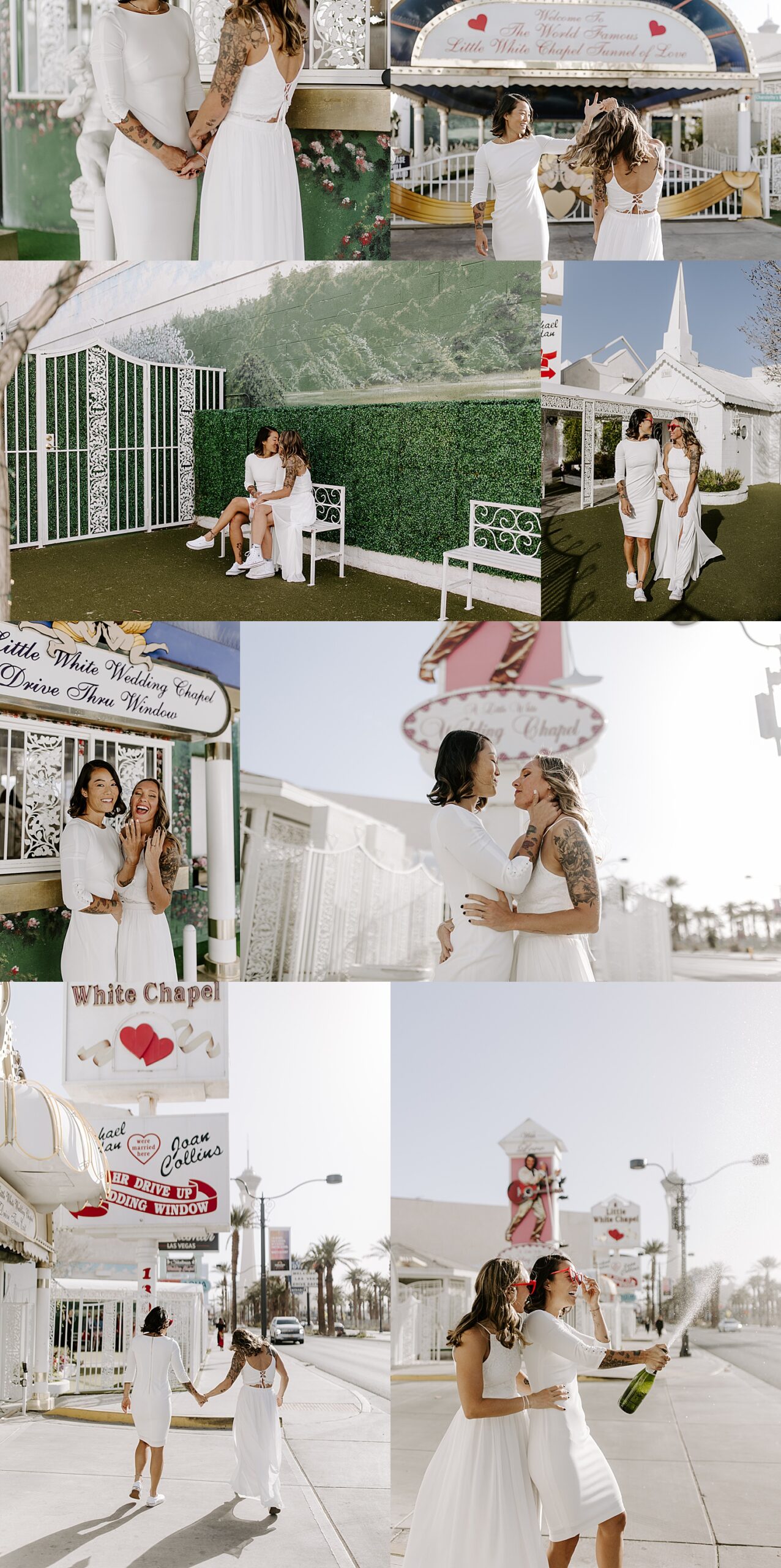 two brides twirl together in the sunshine by Katelyn Faye Photo