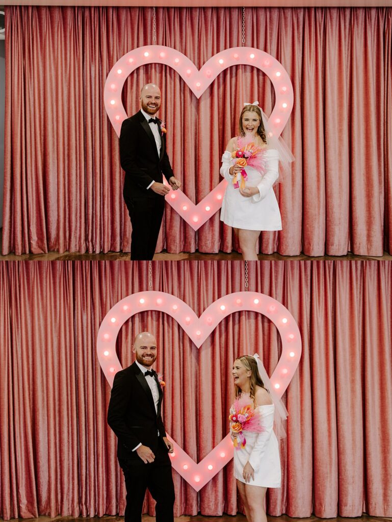 bride laughs with groom by Katelyn Faye Photography