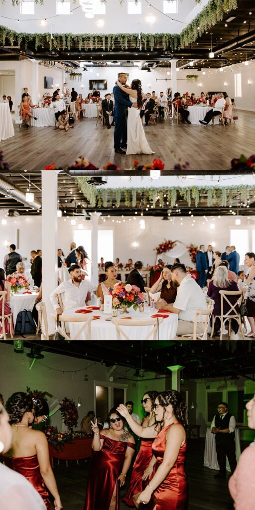 couple share first dance by Las Vegas wedding photographer