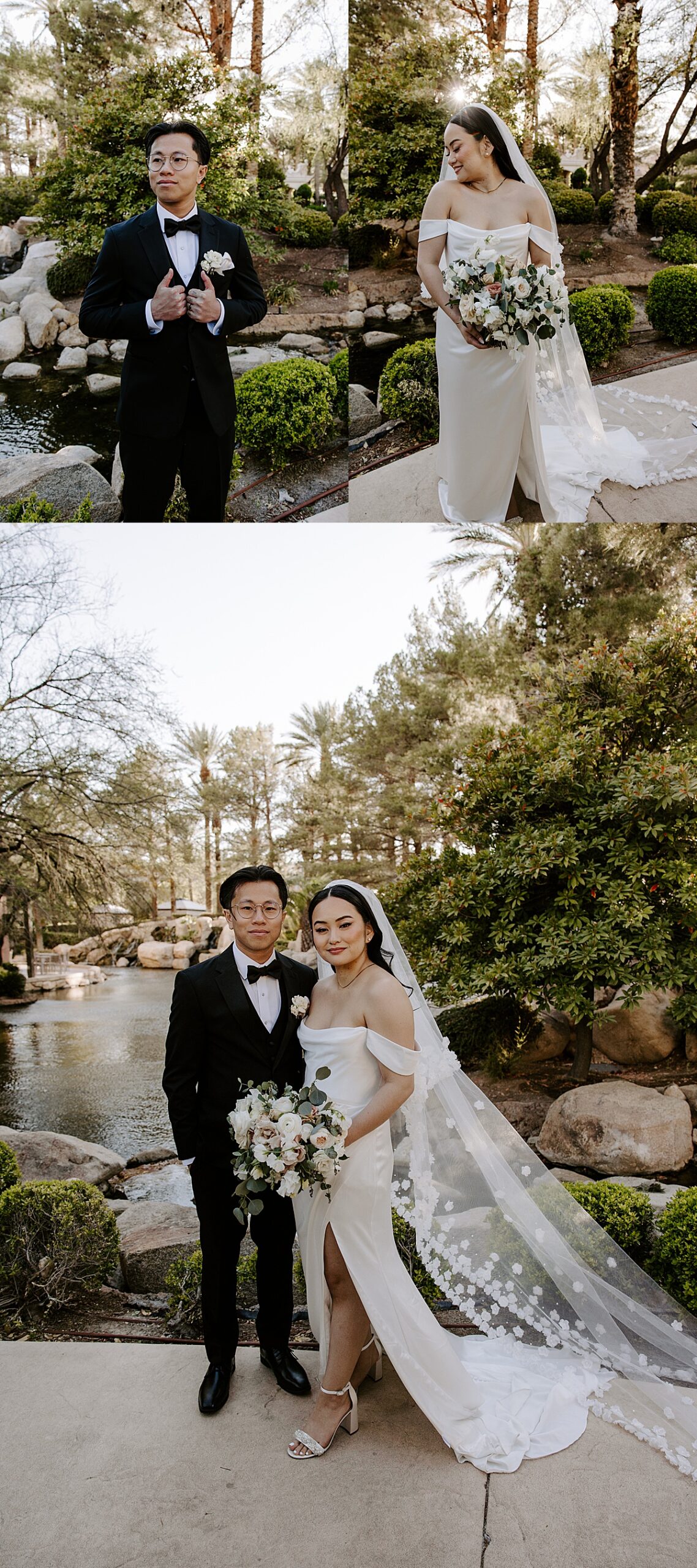 Bride and groom look excited before their ceremony by Katelyn Faye Photo